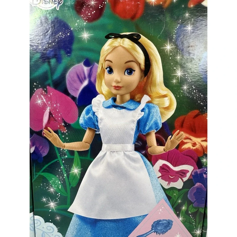 Disney Alice in Wonderland Classic Doll Brush Included Disney Store New Box